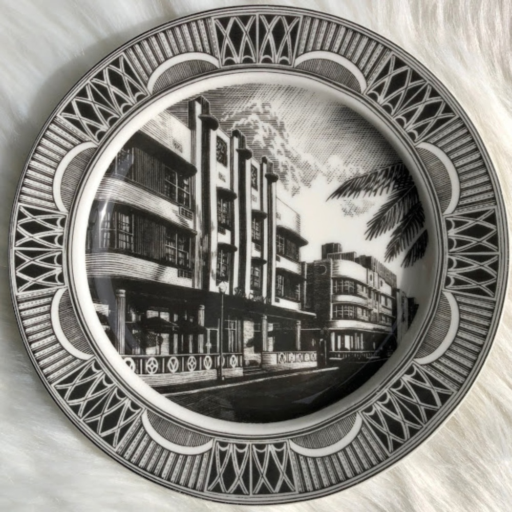 222 Fifth Slice of Life "South Beach" Salad Plate